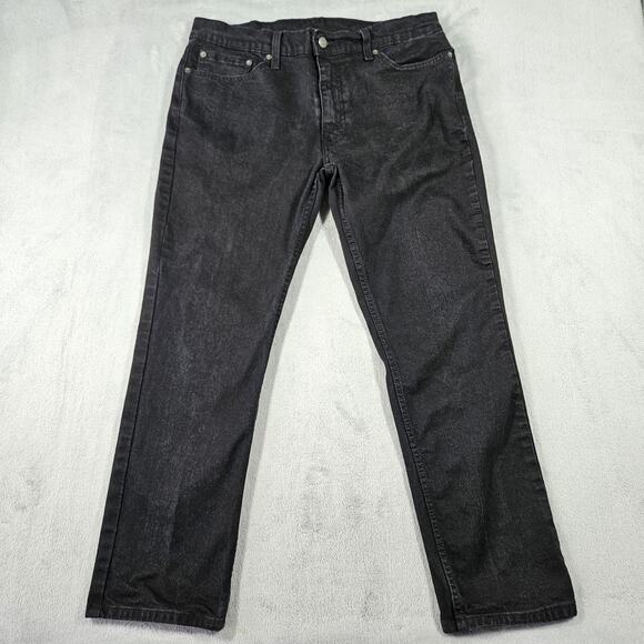 Levi's Other - Levi's 511 Jeans Black Mens 36x30 Slim Straight Leg Denim Skater Measure 34x27.5